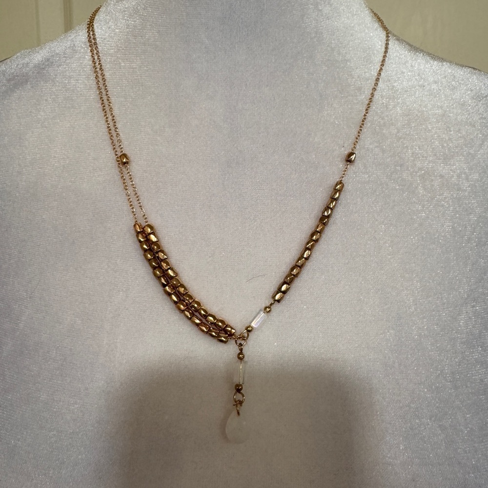 Gold toned multi strand Necklace​​​​​​​​​​